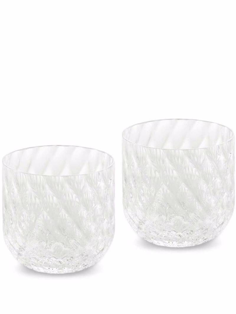 Dolce & Gabbana hand-blown Murano shot glasses (set of 2) - White von Dolce & Gabbana