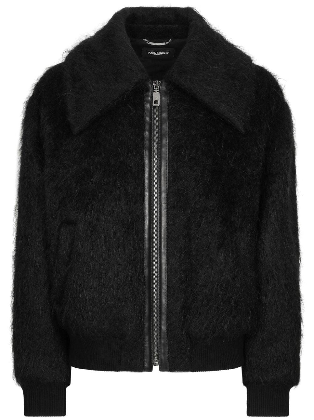 Dolce & Gabbana faux-fur coat - Black von Dolce & Gabbana