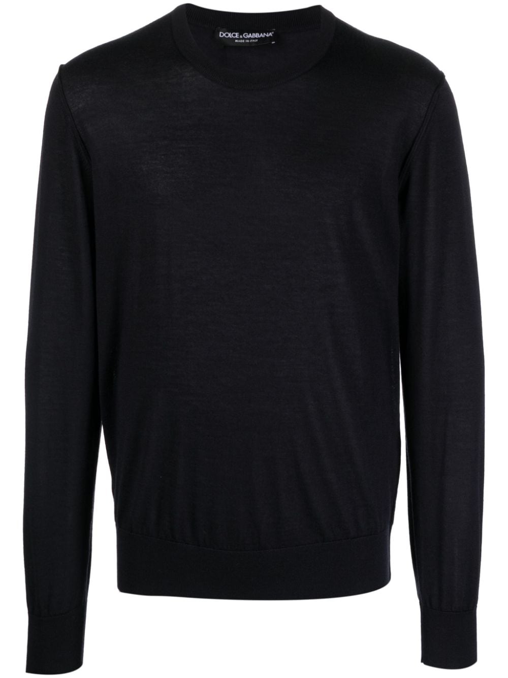 Dolce & Gabbana fine-knit cashmere jumper - Blue von Dolce & Gabbana