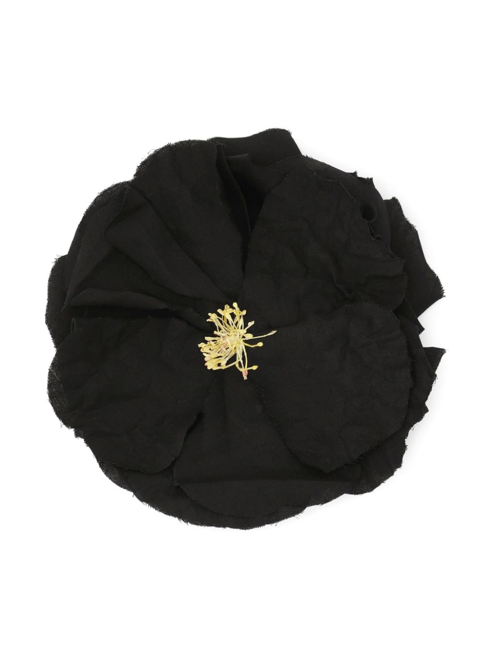 Dolce & Gabbana floral-motif brooch - Black von Dolce & Gabbana