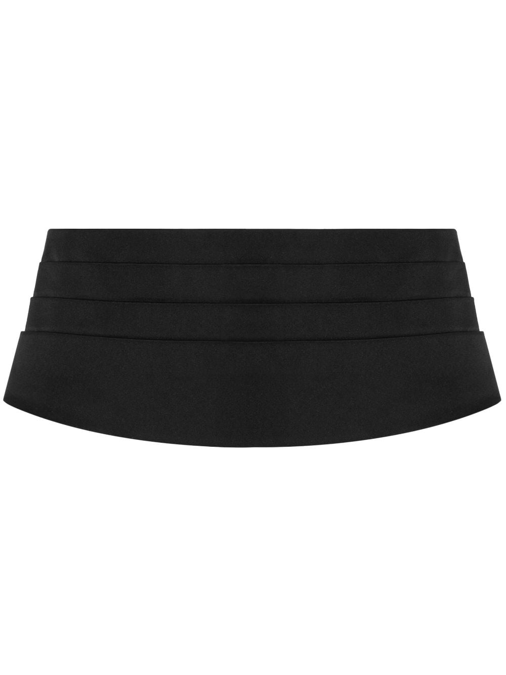 Dolce & Gabbana folded-design silk belt - Black von Dolce & Gabbana