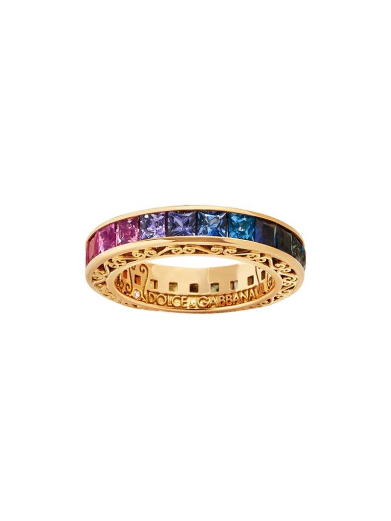 Dolce & Gabbana gradient sapphire ring - Gold von Dolce & Gabbana