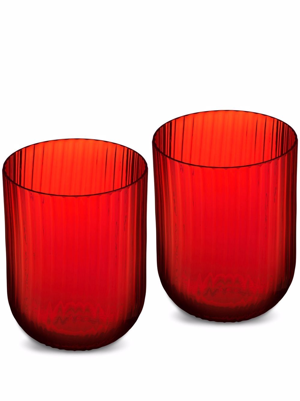 Dolce & Gabbana hand-blown Murano glasses (set of 2) - Orange von Dolce & Gabbana