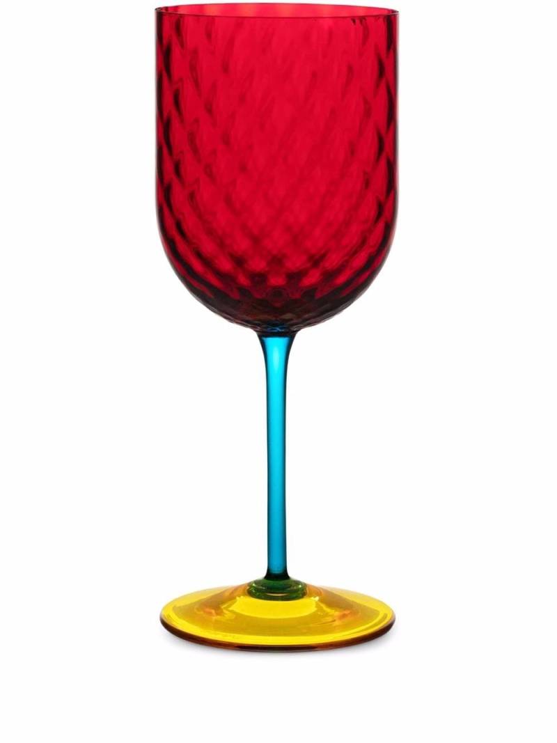 Dolce & Gabbana hand-blown Murano red wine glass von Dolce & Gabbana