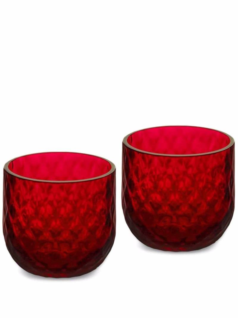 Dolce & Gabbana hand-blown Murano shot glasses (set of 2) - Red von Dolce & Gabbana