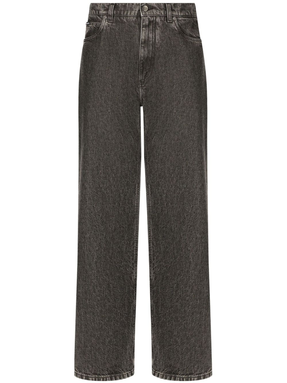 Dolce & Gabbana high-rise straight-leg jeans - Grey von Dolce & Gabbana