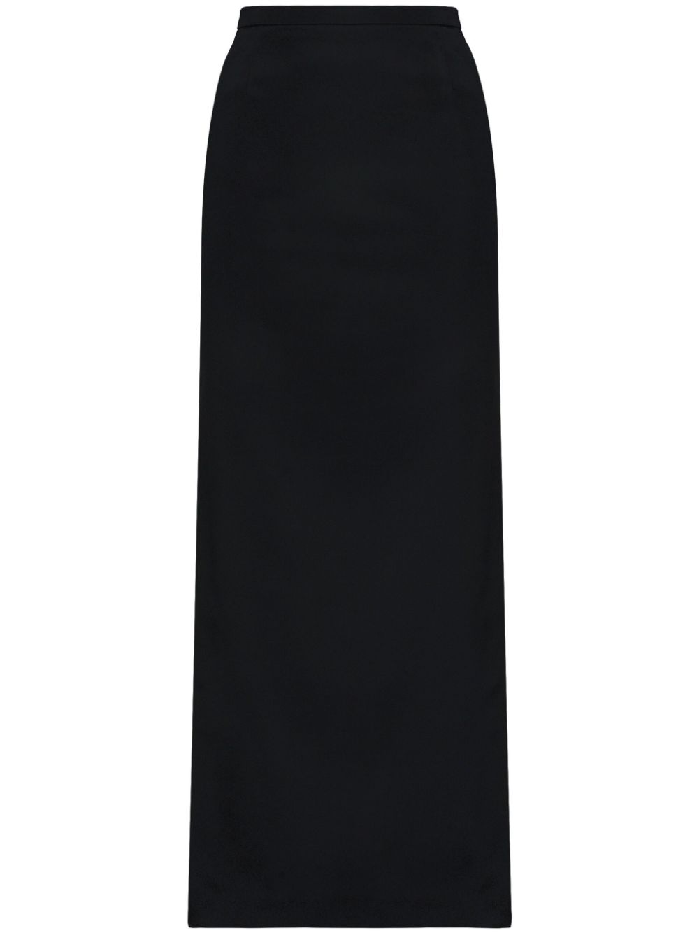 Dolce & Gabbana high-slitted cady maxi skirt - Black von Dolce & Gabbana