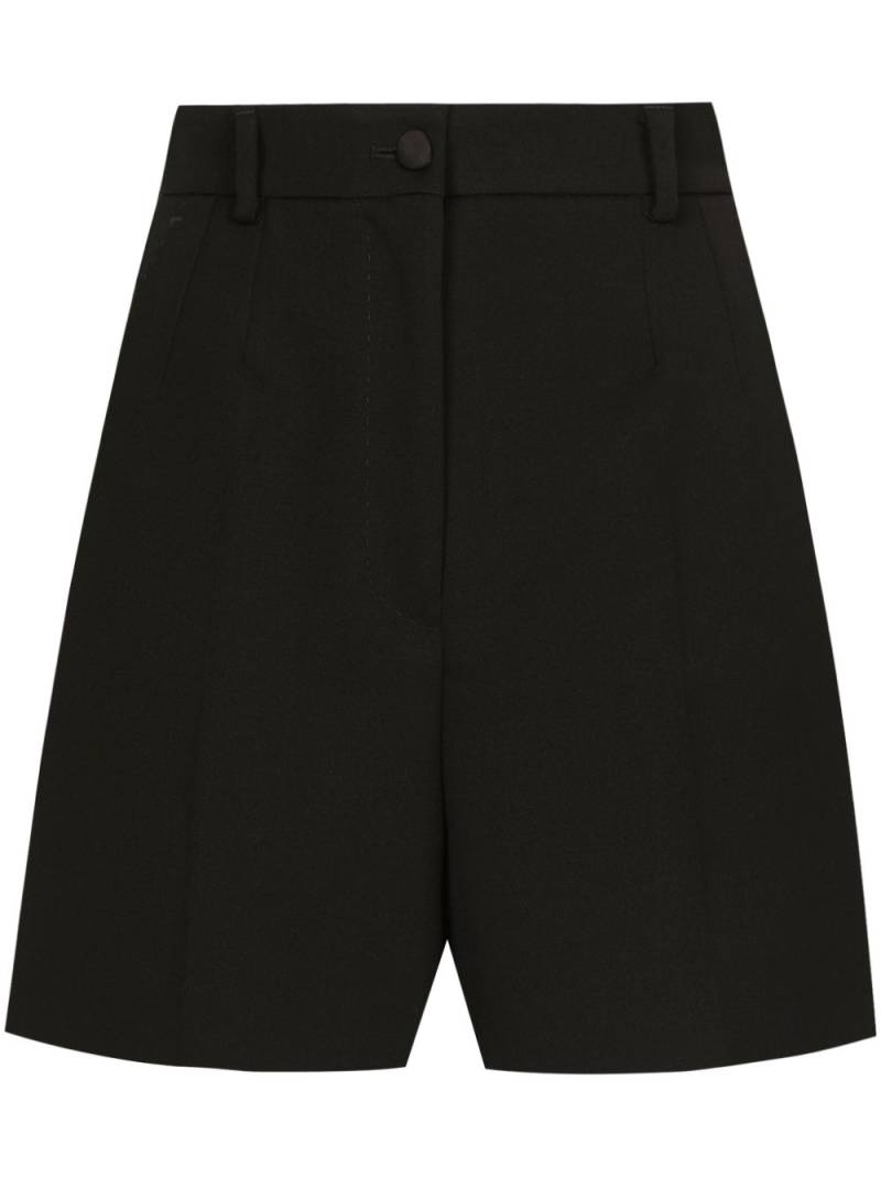 Dolce & Gabbana high-waist shorts - Black von Dolce & Gabbana