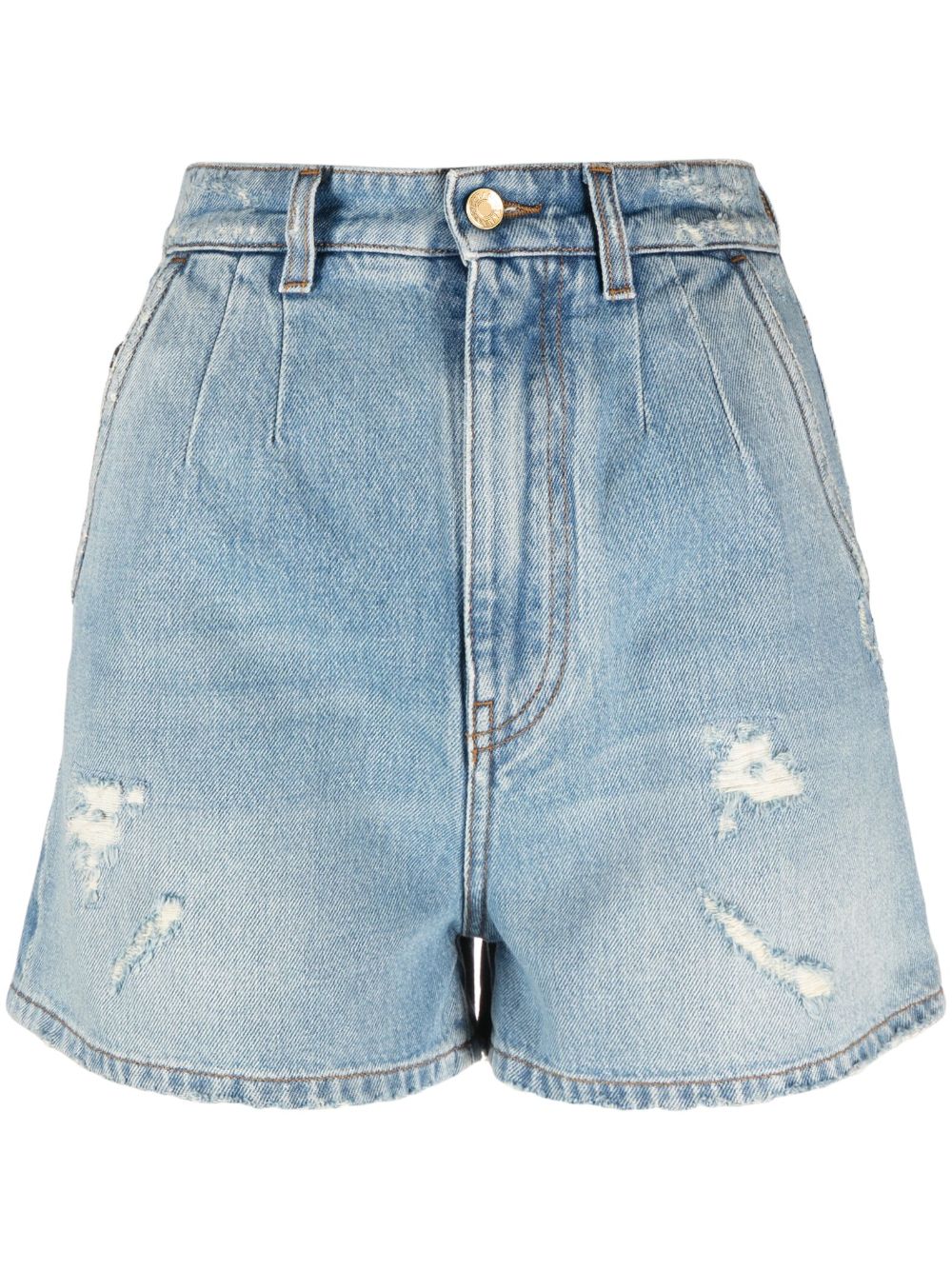 Dolce & Gabbana high-waisted denim shorts - Blue von Dolce & Gabbana