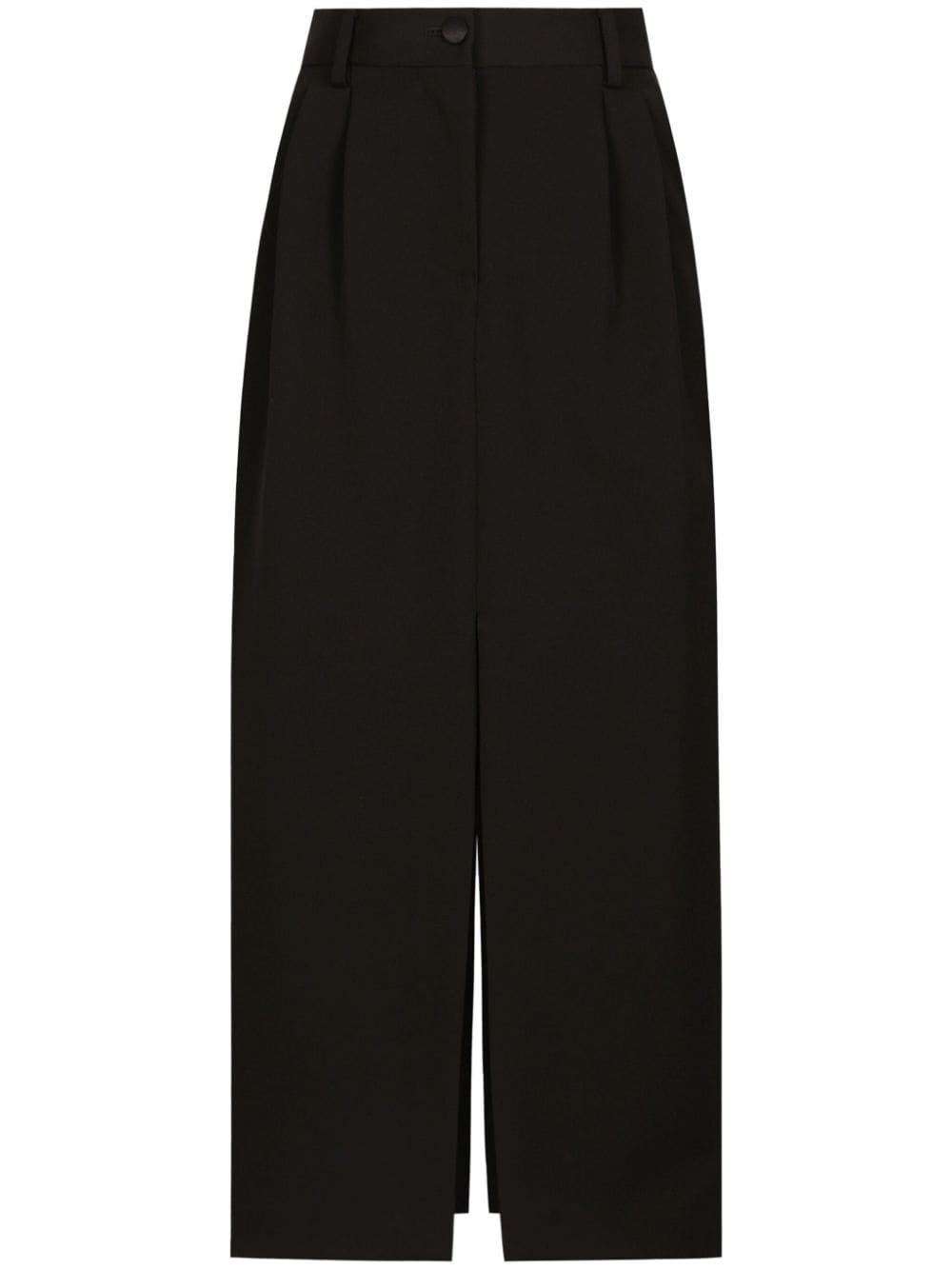 Dolce & Gabbana high-waisted straight skirt - Black von Dolce & Gabbana