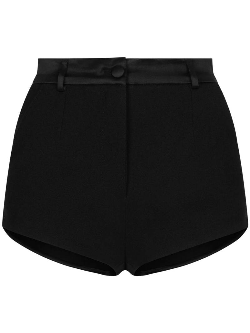 Dolce & Gabbana high-waisted tailored shorts - Black von Dolce & Gabbana