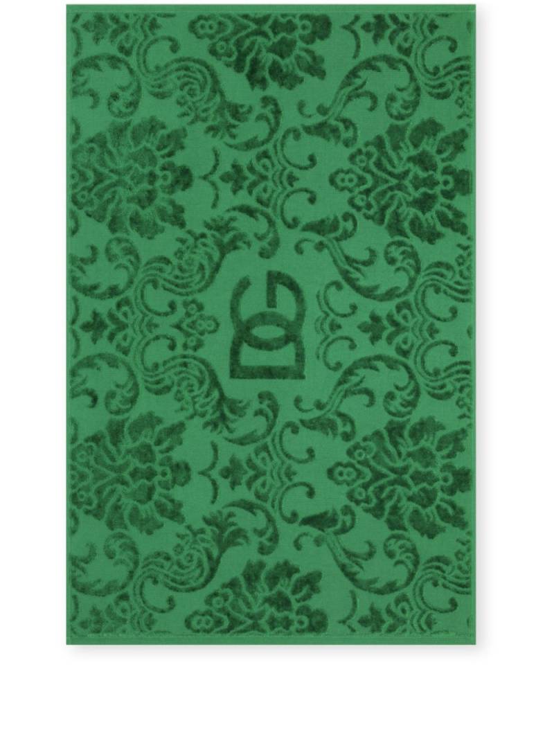 Dolce & Gabbana jacquard towel - Green von Dolce & Gabbana