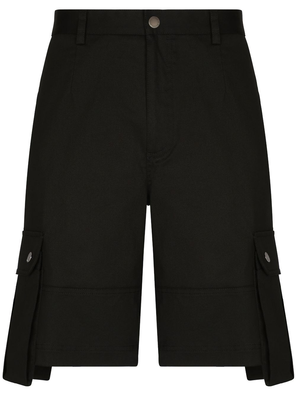 Dolce & Gabbana knee-length cotton Bermuda shorts - Black von Dolce & Gabbana