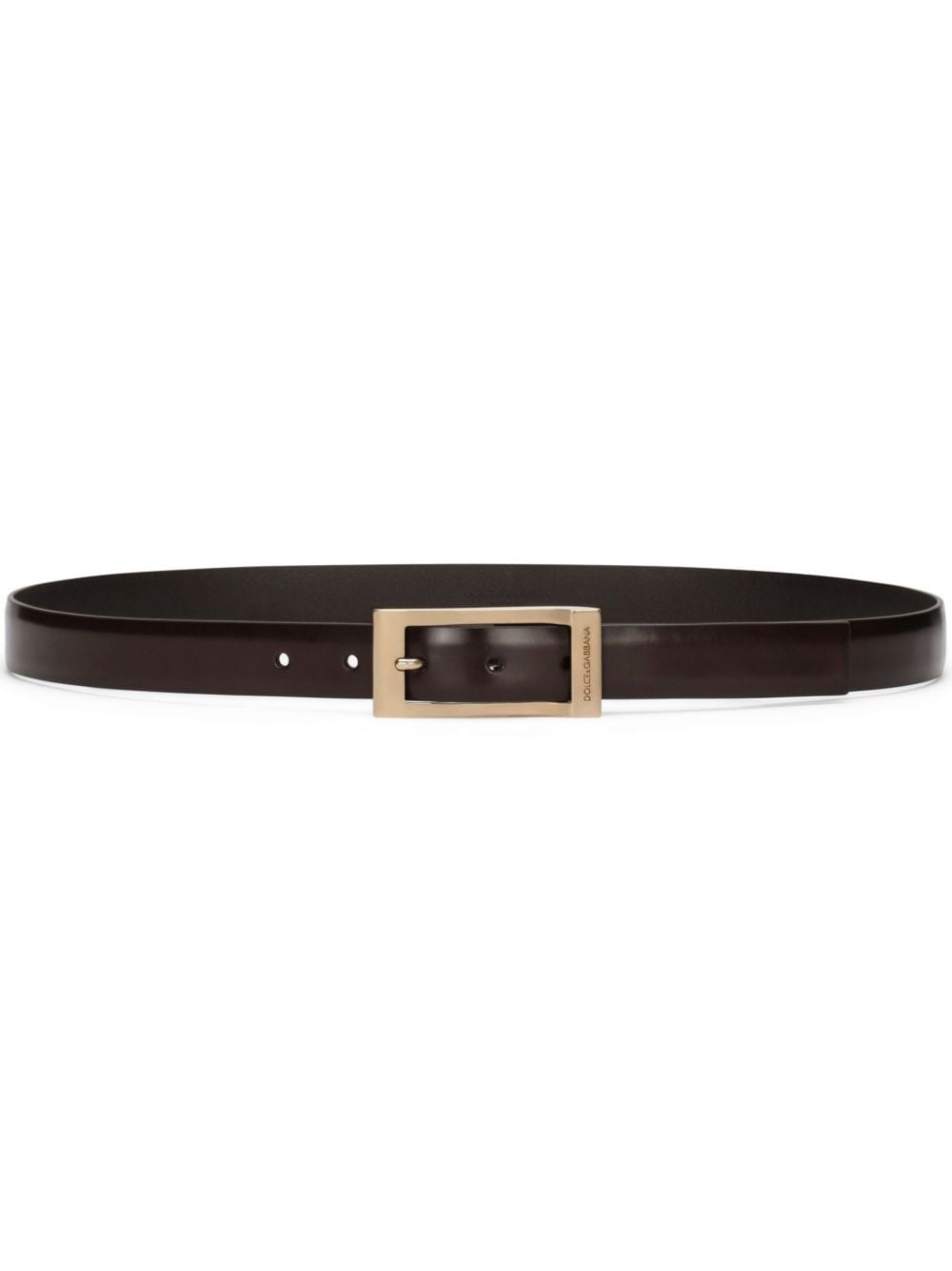 Dolce & Gabbana leather belt - Brown von Dolce & Gabbana