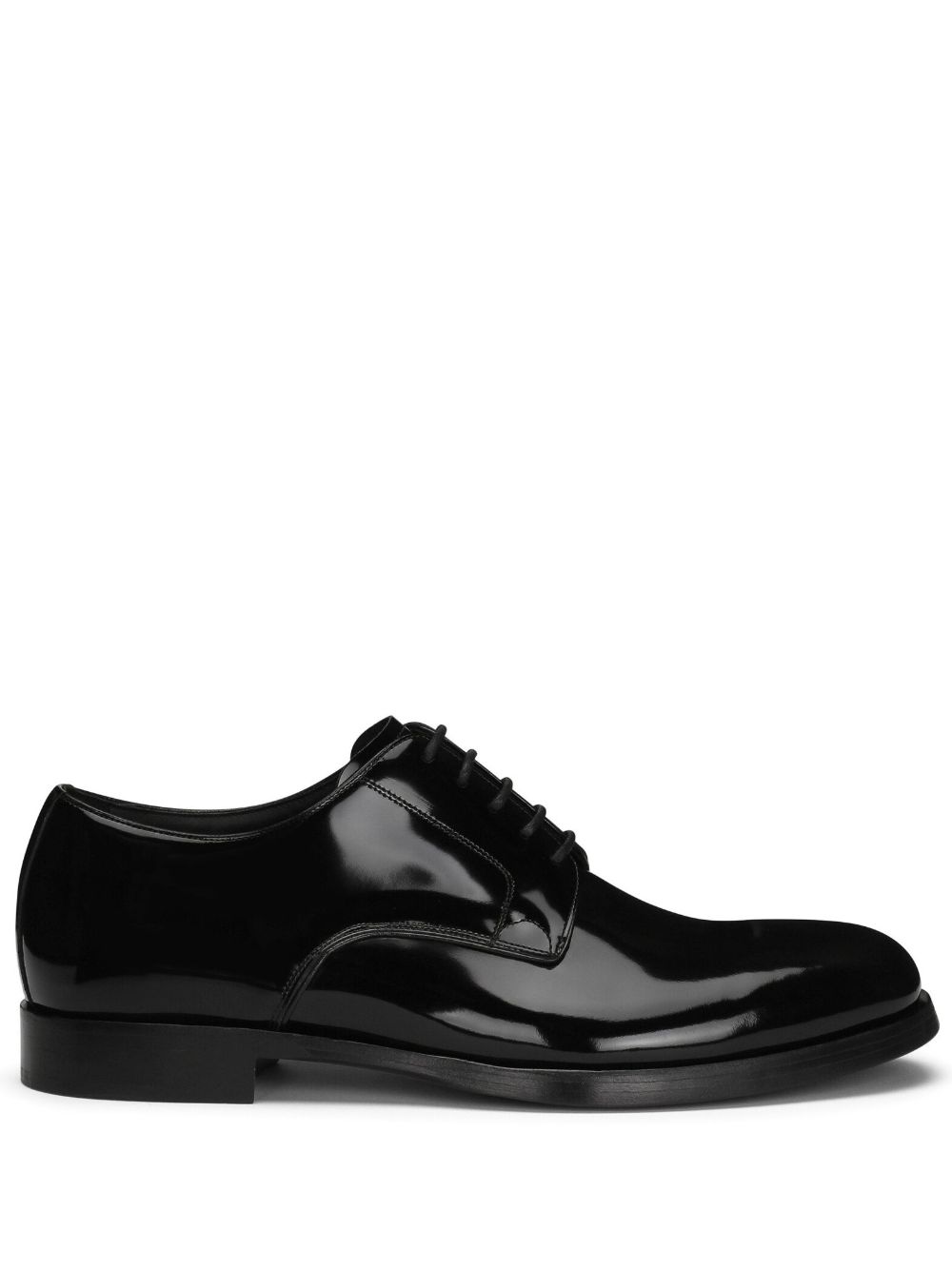 Dolce & Gabbana leather derby shoes - Black von Dolce & Gabbana