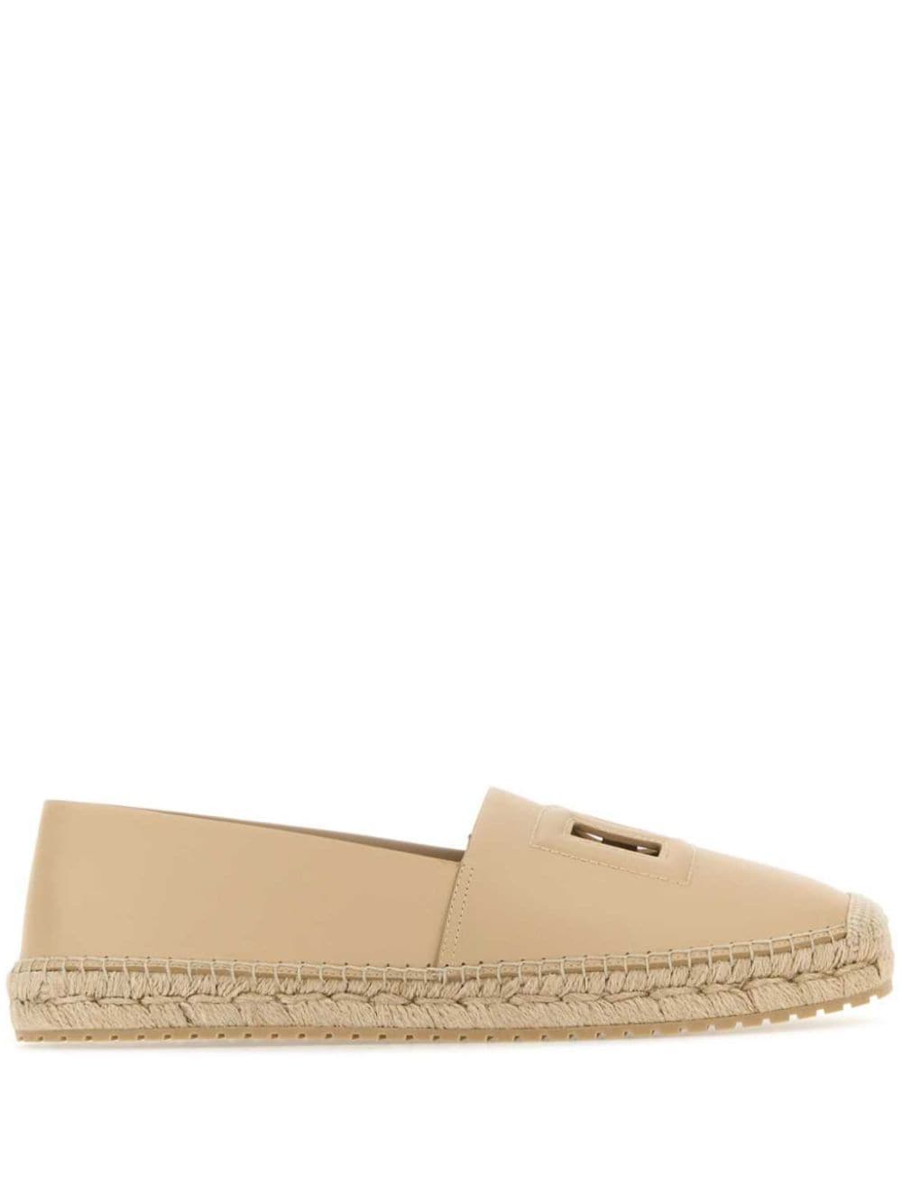 Dolce & Gabbana leather espadrilles - Neutrals von Dolce & Gabbana