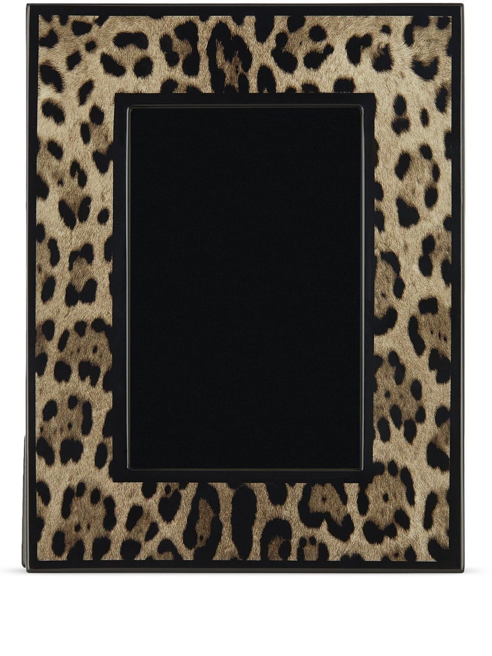 Dolce & Gabbana leopard-print photo frame - Black von Dolce & Gabbana