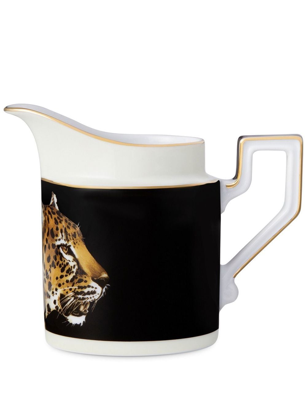 Dolce & Gabbana leopard-print porcelain creamer - Black von Dolce & Gabbana