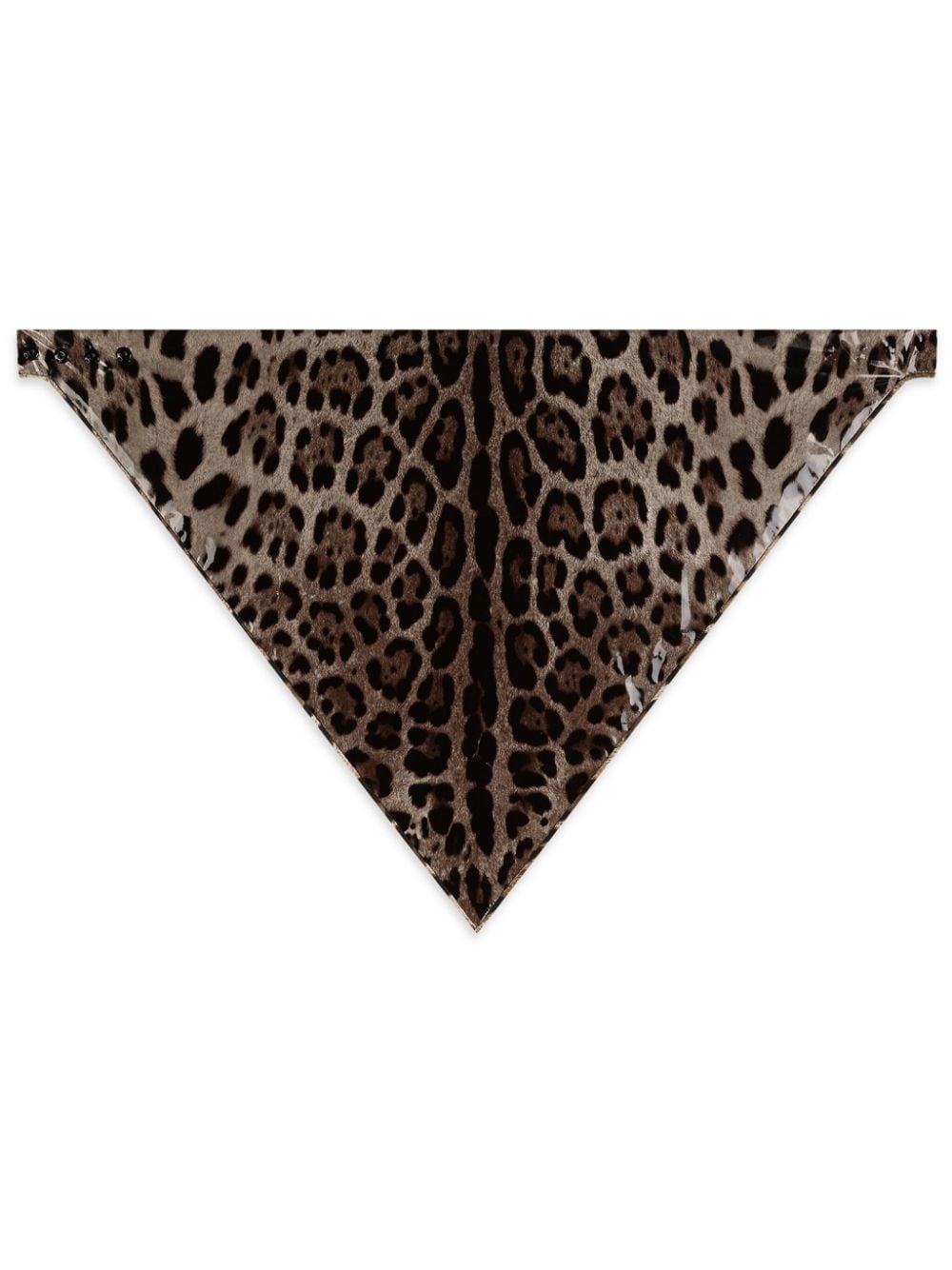 Dolce & Gabbana leopard-print silk headscarf - Brown von Dolce & Gabbana