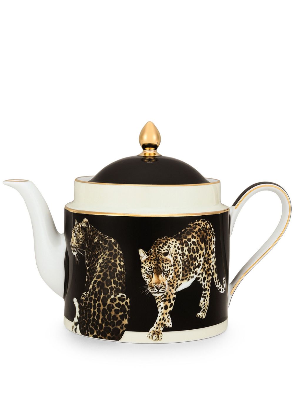 Dolce & Gabbana leopard-print teapot - Black von Dolce & Gabbana