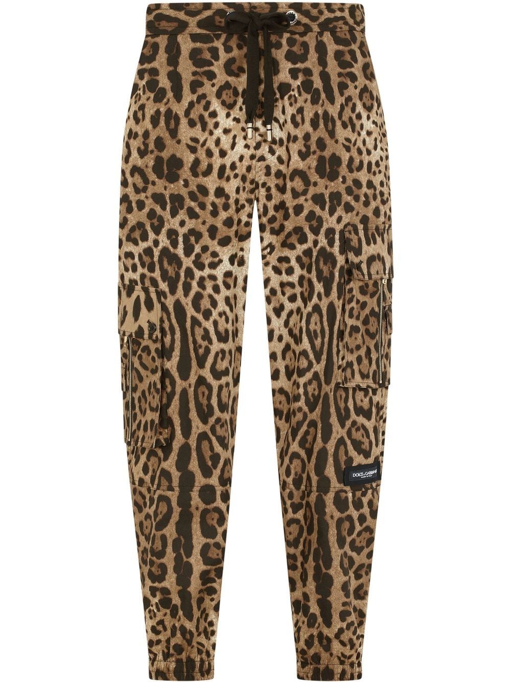 Dolce & Gabbana leopard-print track pants - Brown von Dolce & Gabbana