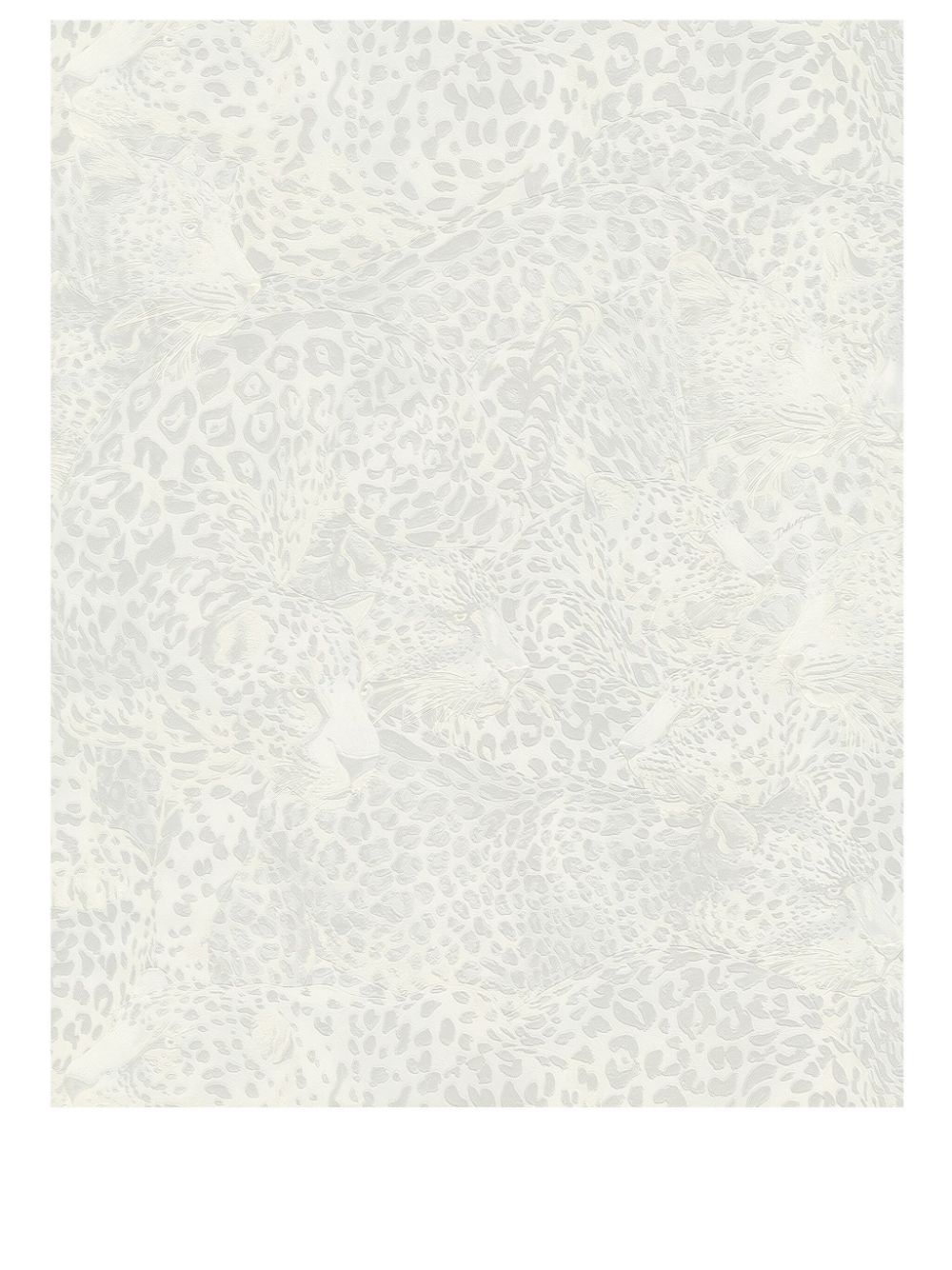 Dolce & Gabbana leopard-print wallpaper - White von Dolce & Gabbana