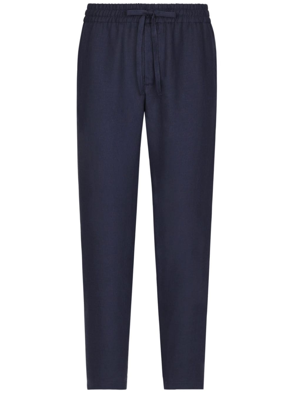 Dolce & Gabbana linen track pants - Blue von Dolce & Gabbana