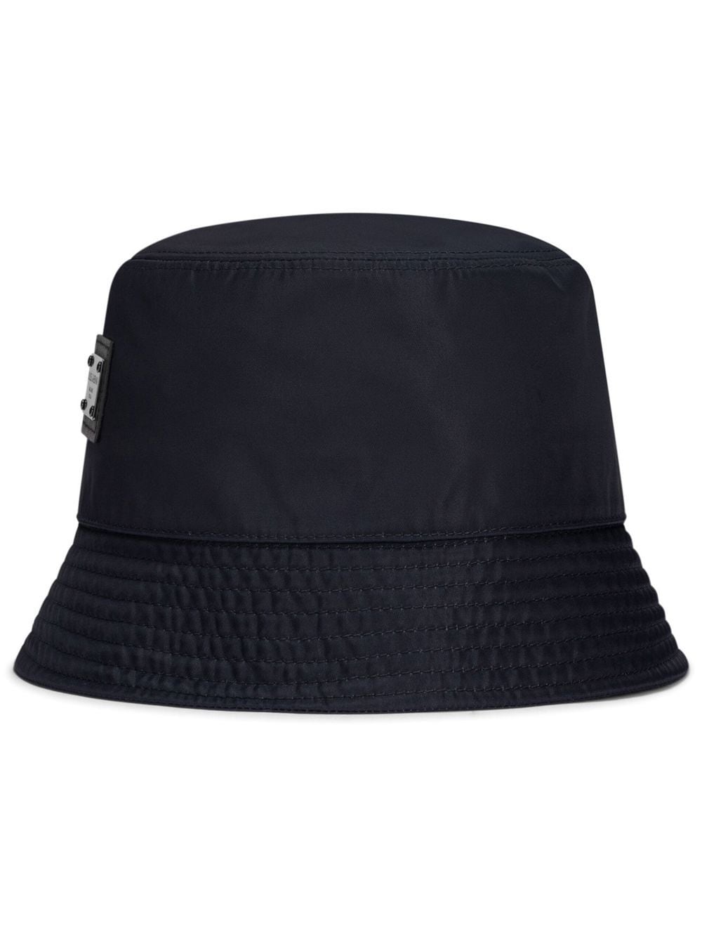 Dolce & Gabbana logo-appliqué bucket hat - Blue von Dolce & Gabbana