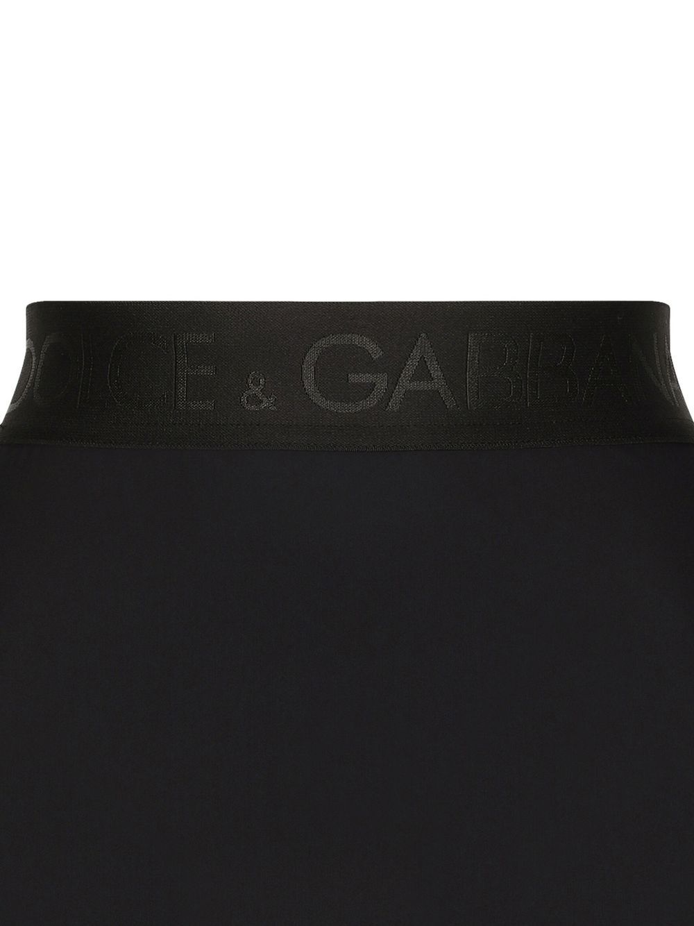 Dolce & Gabbana logo-band high-waisted briefs - Black von Dolce & Gabbana