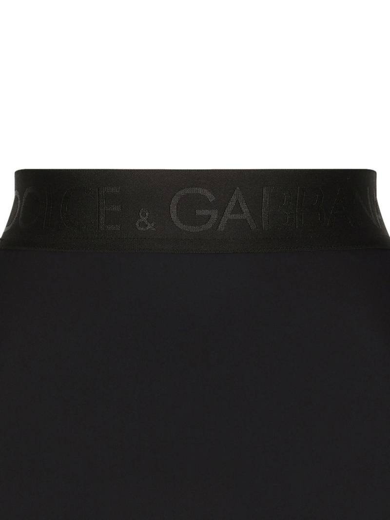 Dolce & Gabbana logo-band high-waisted briefs - Black von Dolce & Gabbana