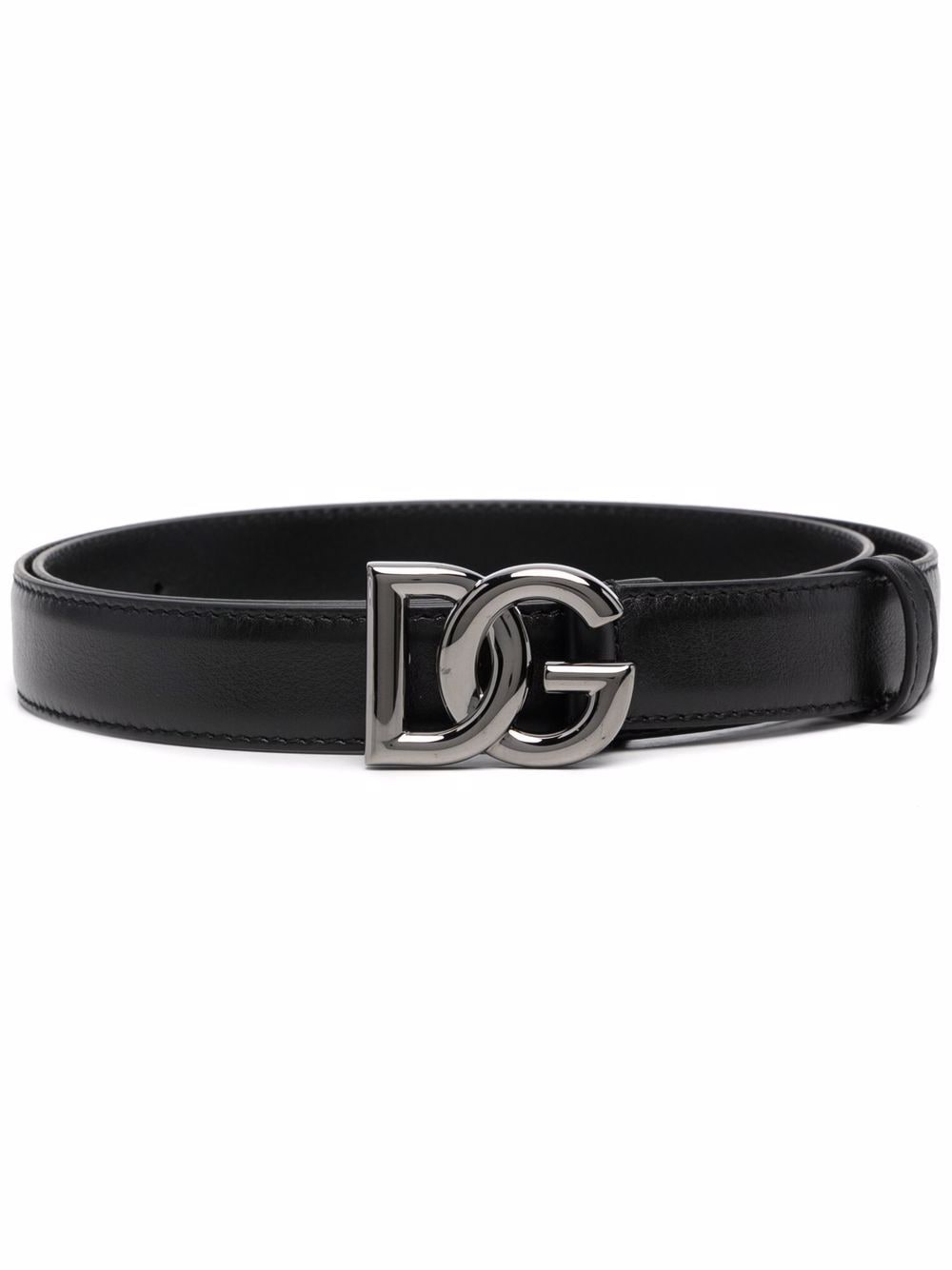 Dolce & Gabbana logo buckle belt - Black von Dolce & Gabbana