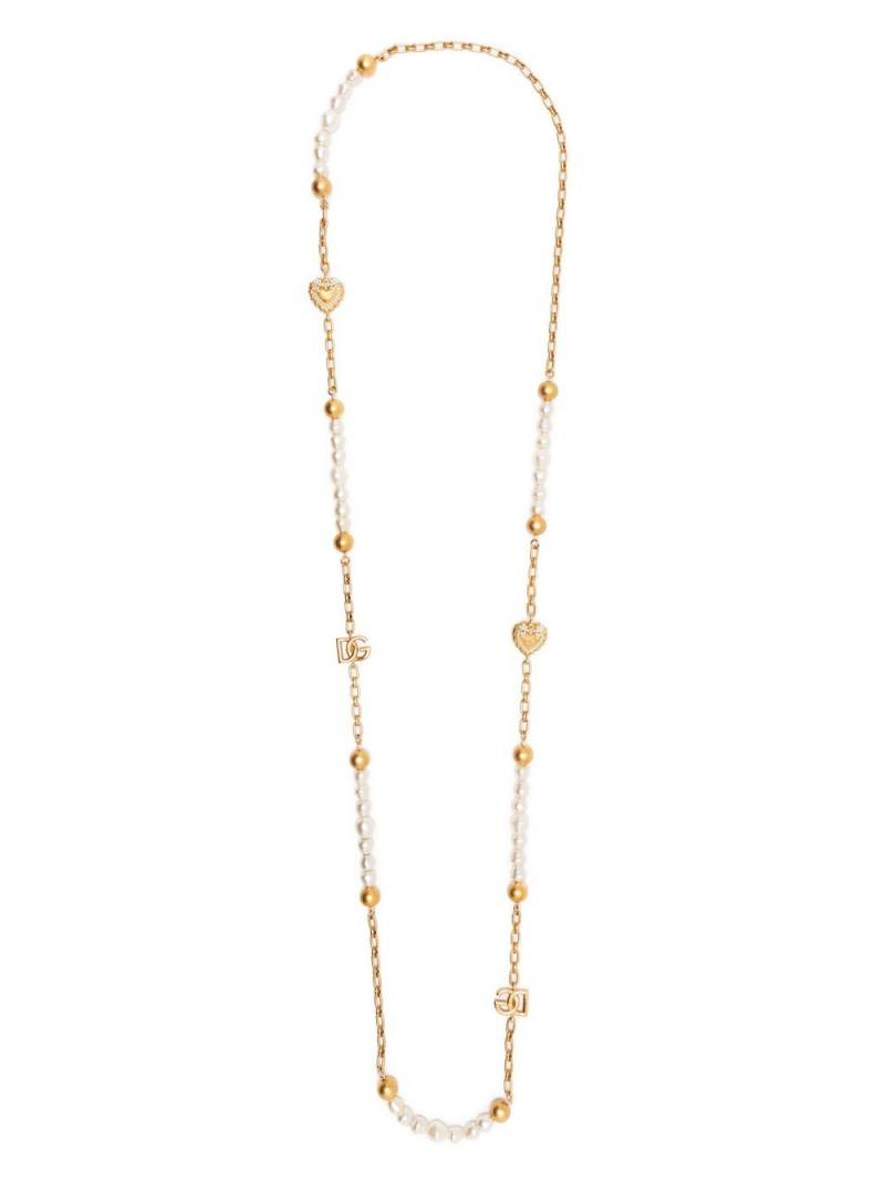 Dolce & Gabbana logo chain-link necklace - Gold von Dolce & Gabbana