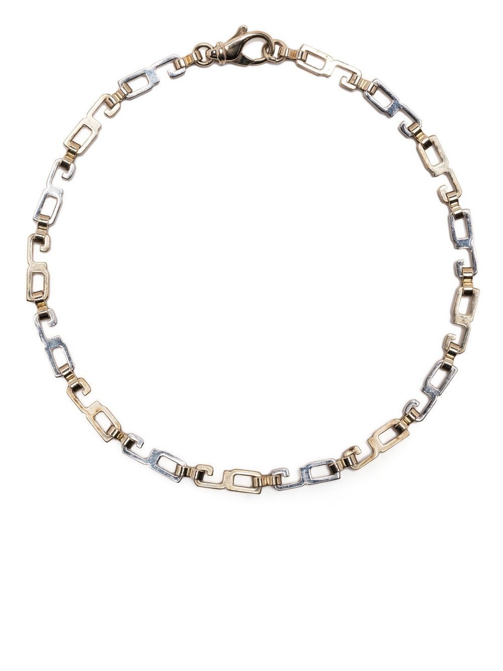 Dolce & Gabbana logo-charm chain necklace - Silver von Dolce & Gabbana