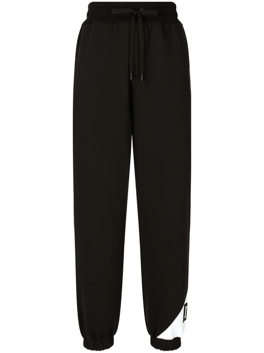 Dolce & Gabbana logo cotton track pants - Black von Dolce & Gabbana