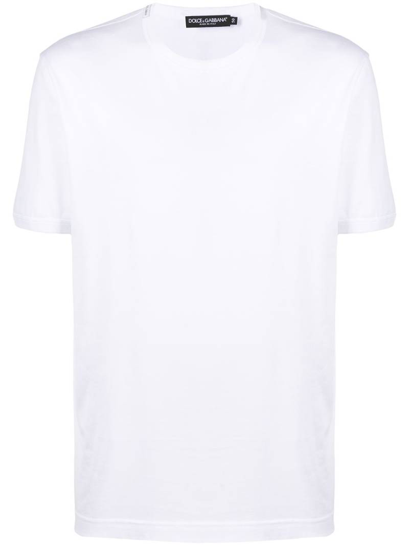 Dolce & Gabbana logo crew neck T-shirt - White von Dolce & Gabbana