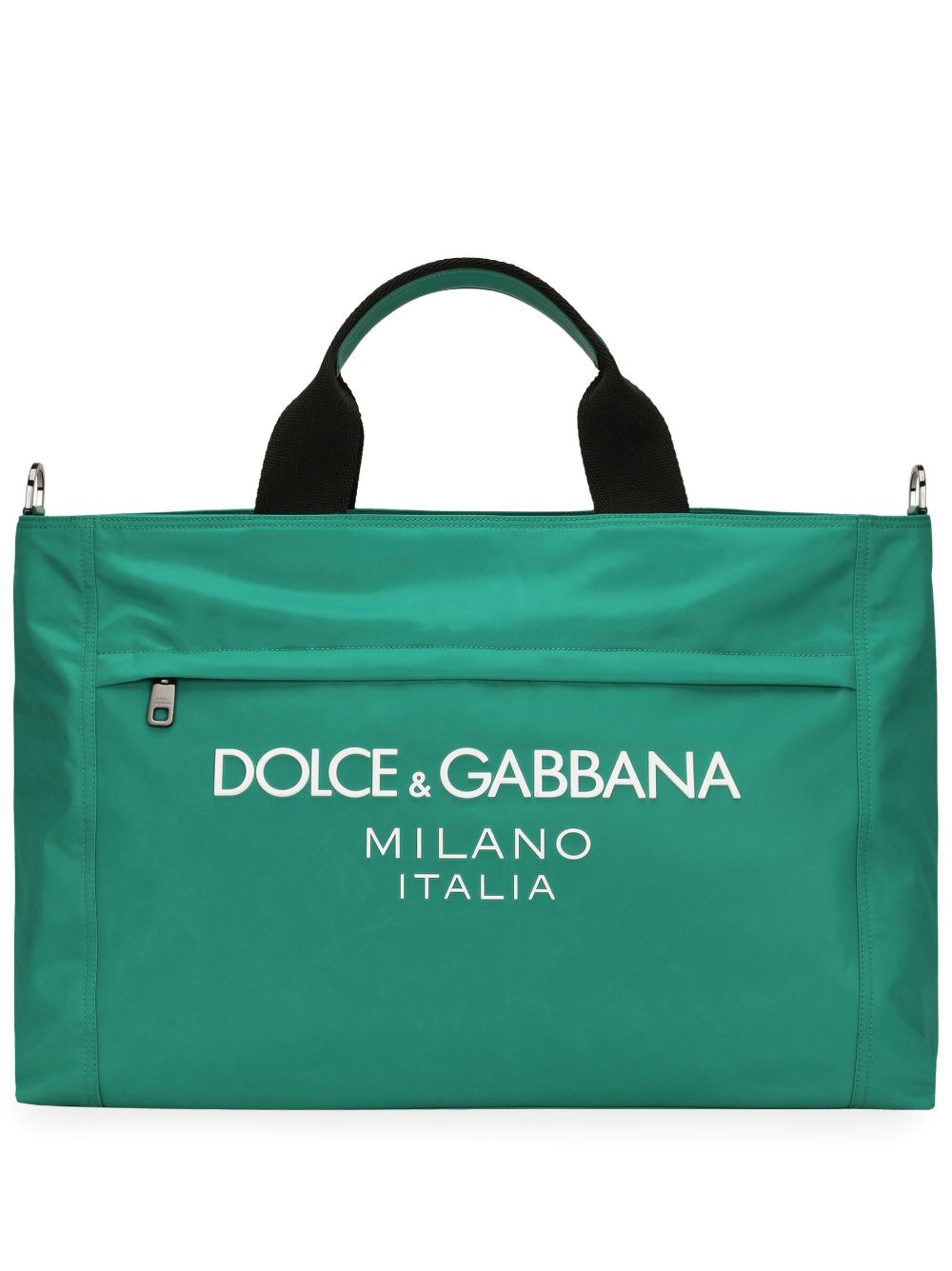 Dolce & Gabbana logo-detail shoulder bag - Green von Dolce & Gabbana