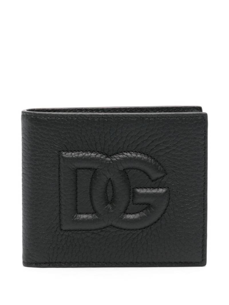 Dolce & Gabbana logo-embossed bi-fold wallet - Black von Dolce & Gabbana