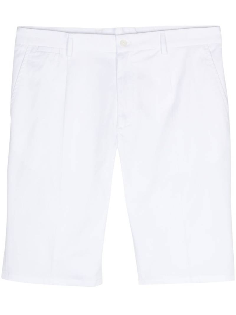 Dolce & Gabbana logo-embroidered bermuda shorts - White von Dolce & Gabbana