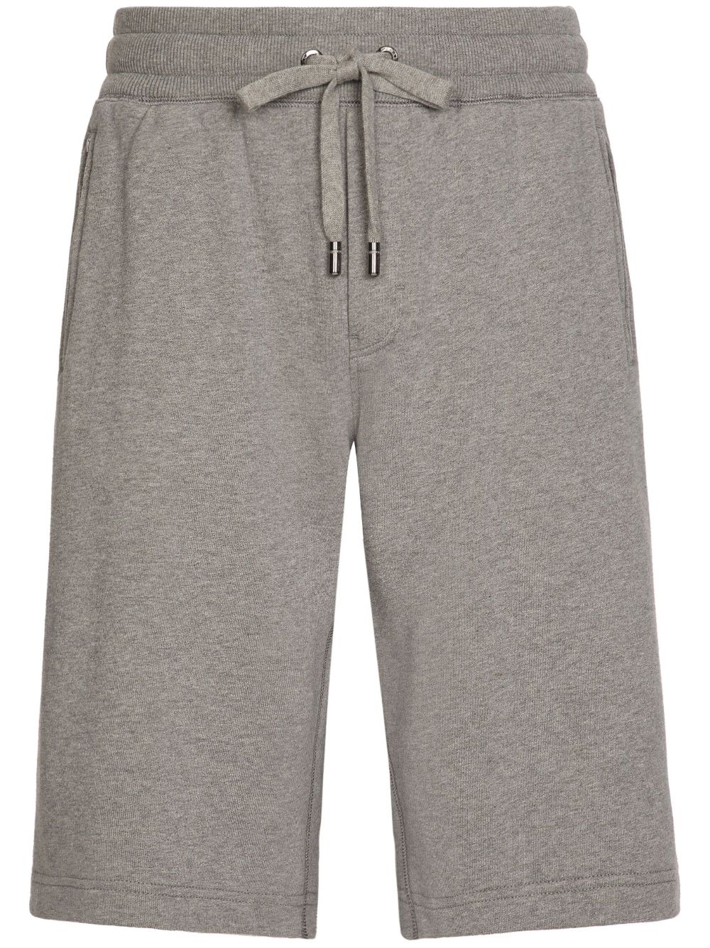 Dolce & Gabbana logo-patch drawstring track shorts - Grey von Dolce & Gabbana