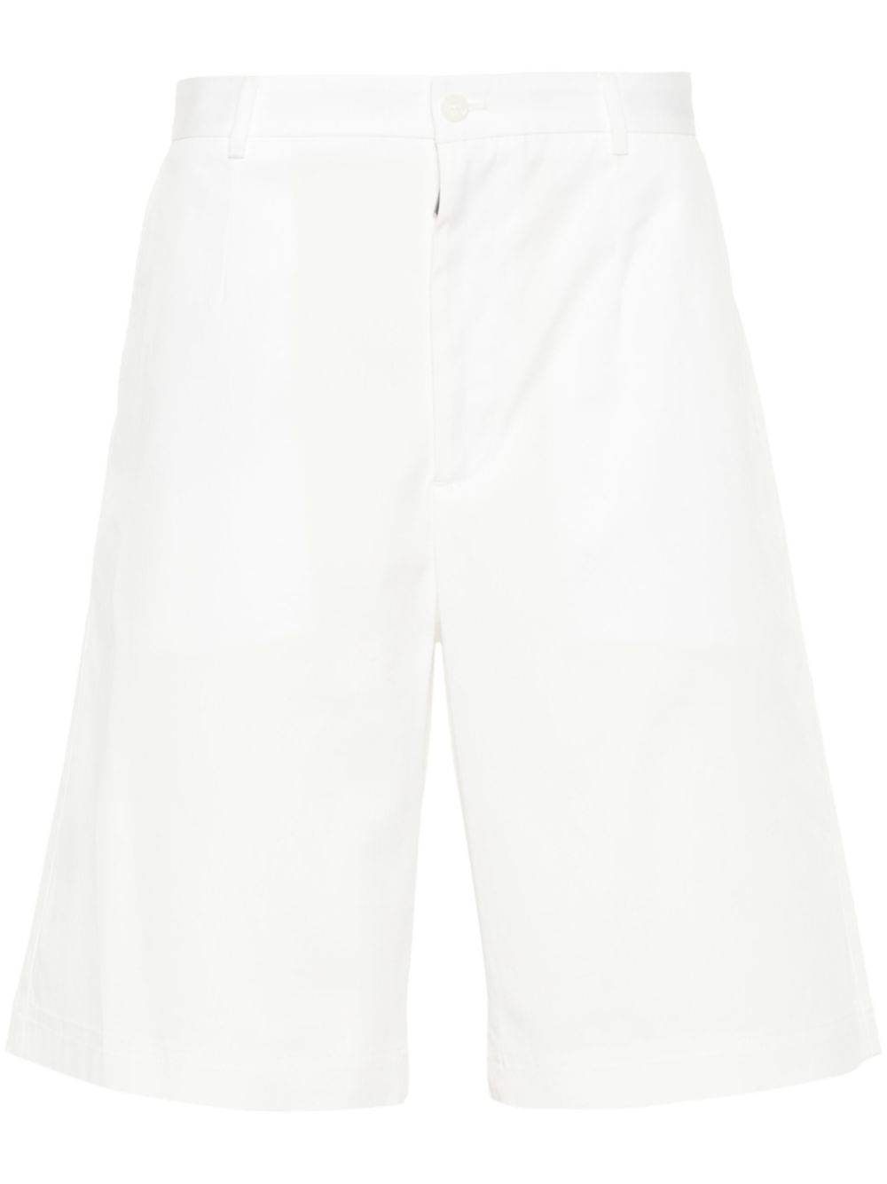 Dolce & Gabbana logo-plaque bermuda shorts - White von Dolce & Gabbana