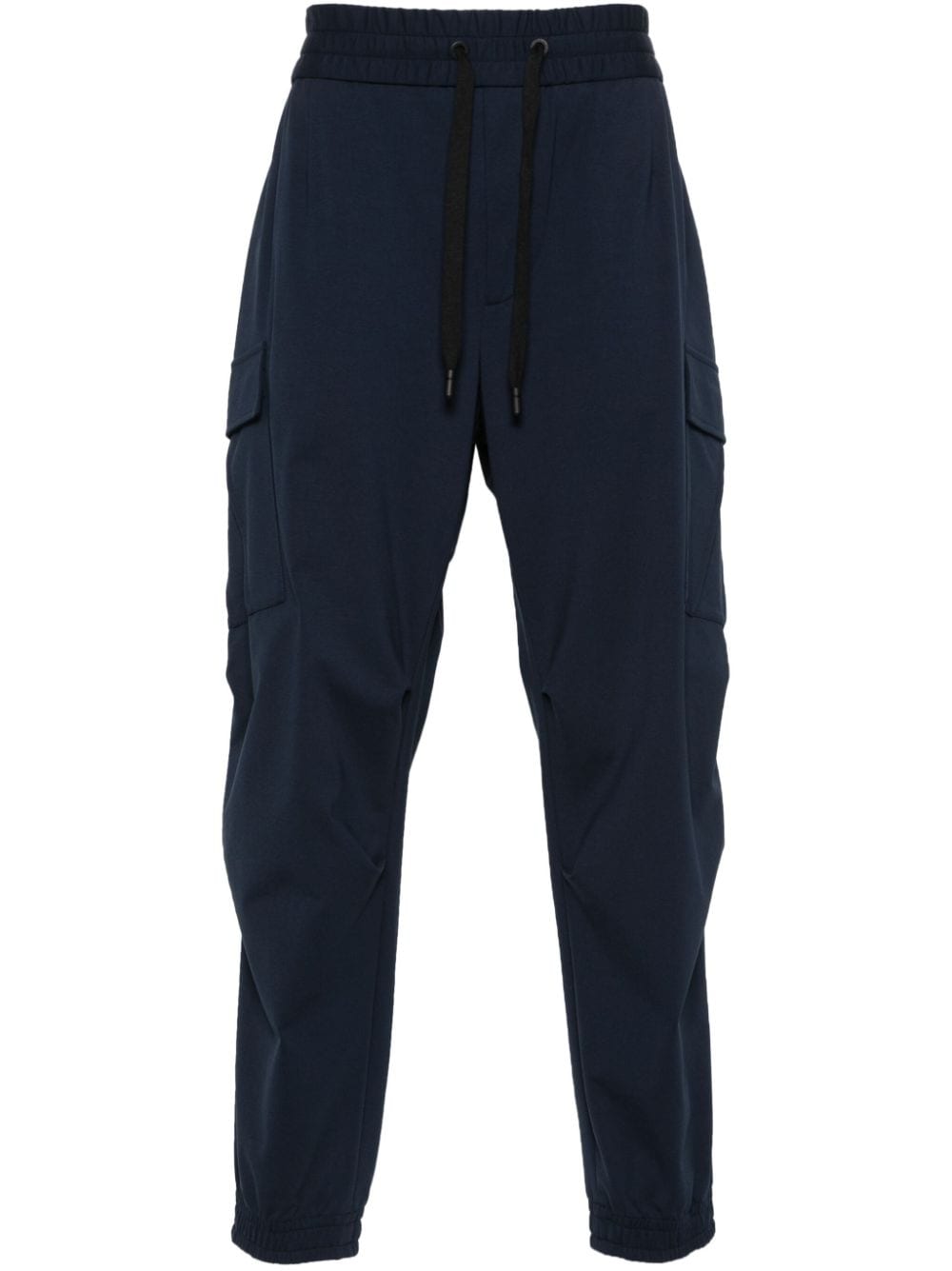 Dolce & Gabbana logo-plaque cargo pants - Blue von Dolce & Gabbana