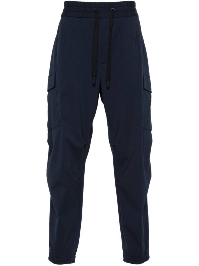 Dolce & Gabbana logo-plaque cargo pants - Blue von Dolce & Gabbana