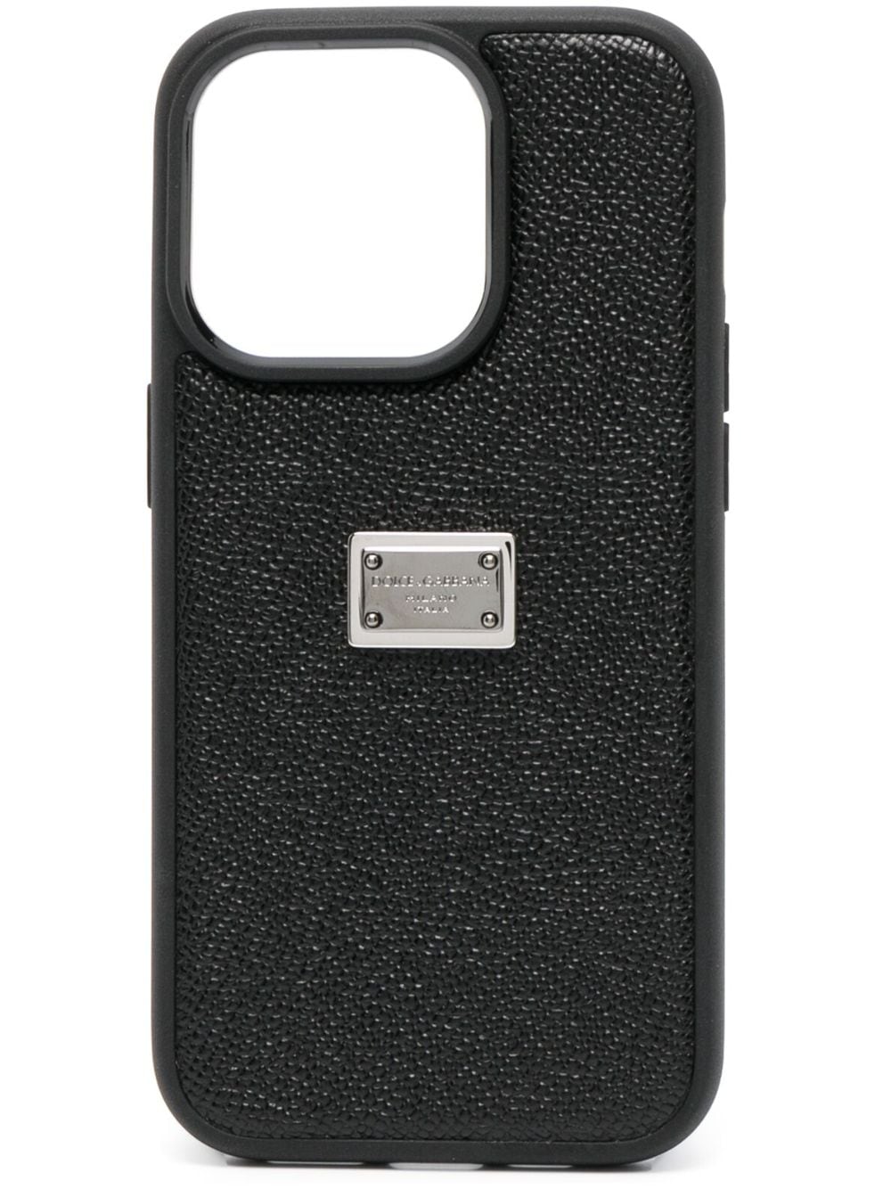 Dolce & Gabbana logo-plaque iPhone 14 Pro case - Black von Dolce & Gabbana