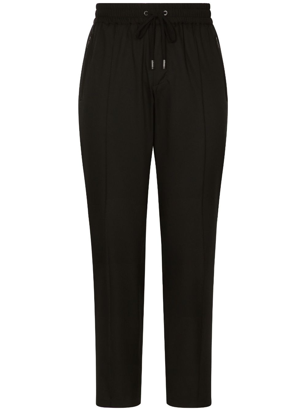 Dolce & Gabbana logo-plaque track pants - Black von Dolce & Gabbana