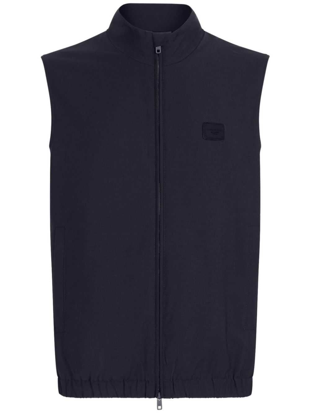 Dolce & Gabbana logo-plaque vest - Blue von Dolce & Gabbana