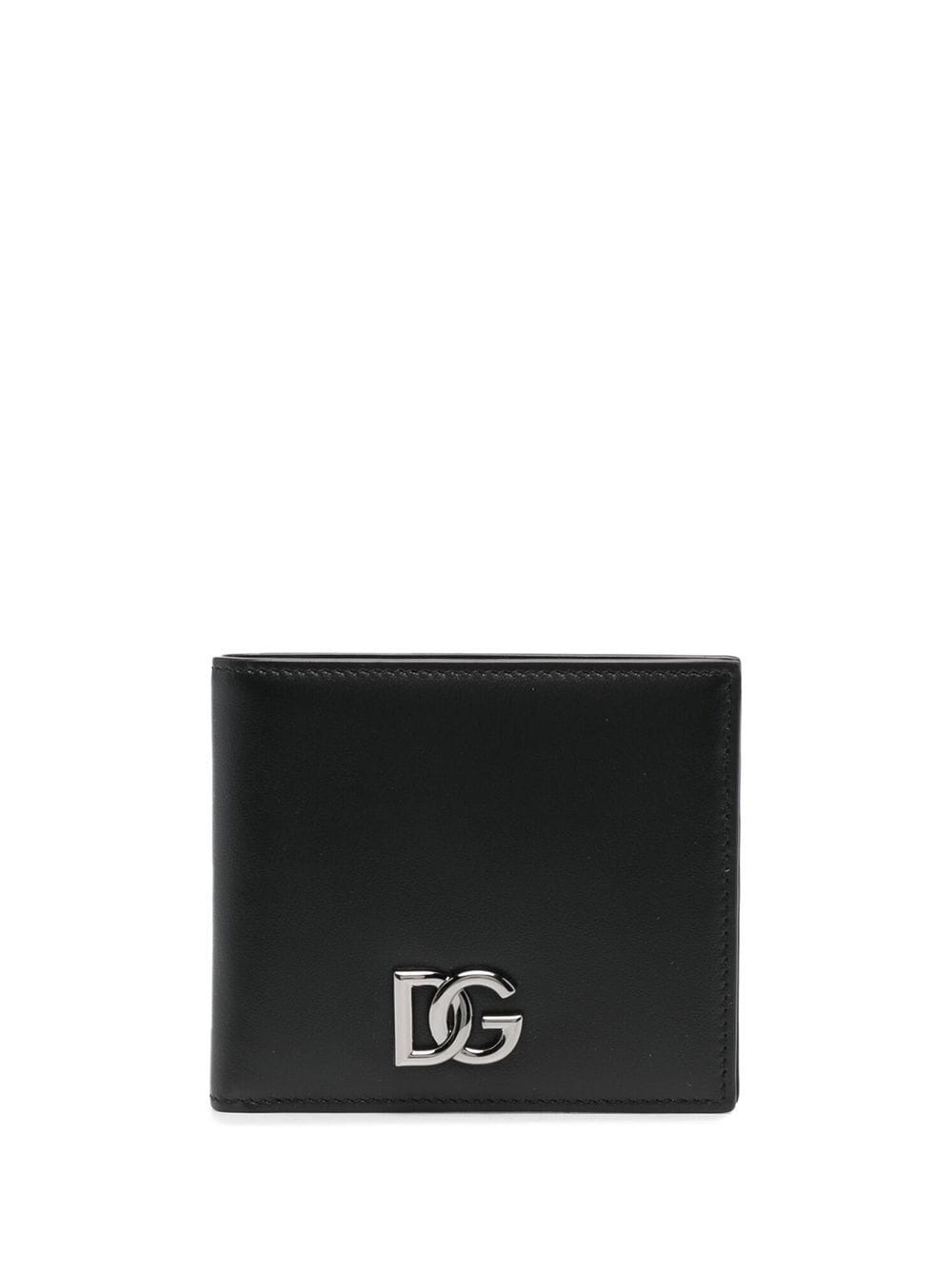 Dolce & Gabbana logo-plaque wallet - Black von Dolce & Gabbana