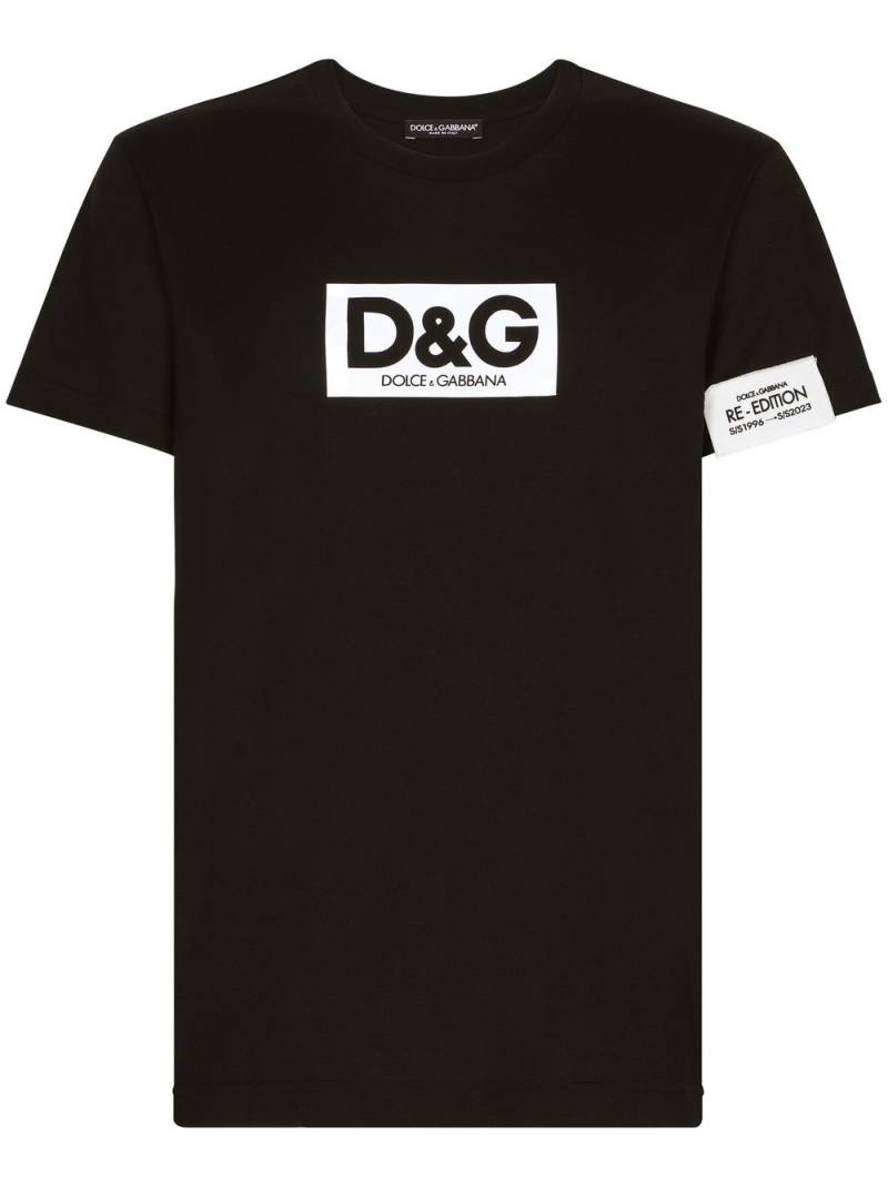 Dolce & Gabbana logo-print T-shirt - Black von Dolce & Gabbana