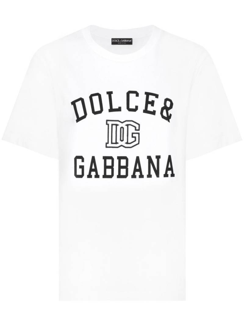 Dolce & Gabbana logo-print T-shirt - White von Dolce & Gabbana