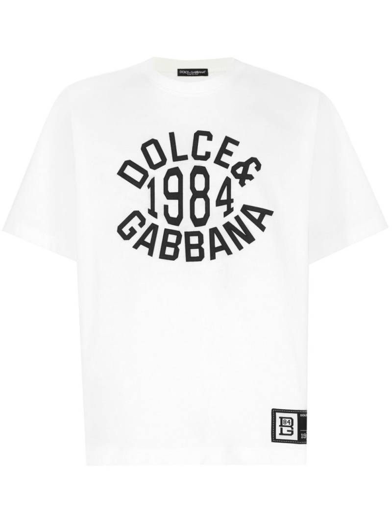 Dolce & Gabbana logo-print T-shirt - White von Dolce & Gabbana