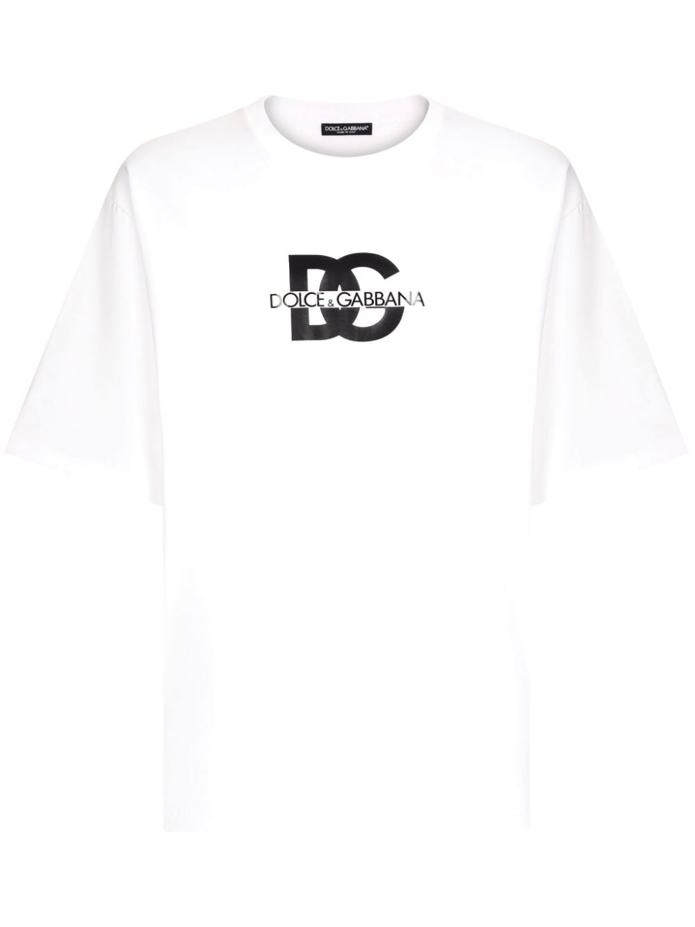 Dolce & Gabbana logo-print cotton T-shirt - White von Dolce & Gabbana